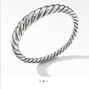 David Yurman cable bracelet sterling silver.